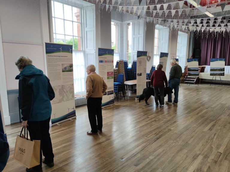 Belltown exhibition in Moffat Town Hall in June 2022